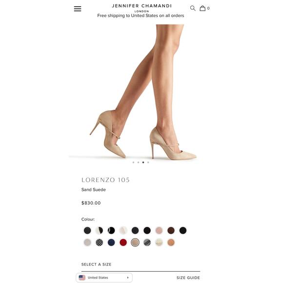 Jennifer Chamandi Lorenzo 105 mm Sand Suede Pumps sz. 37.5 eu - Picture 11 of 11